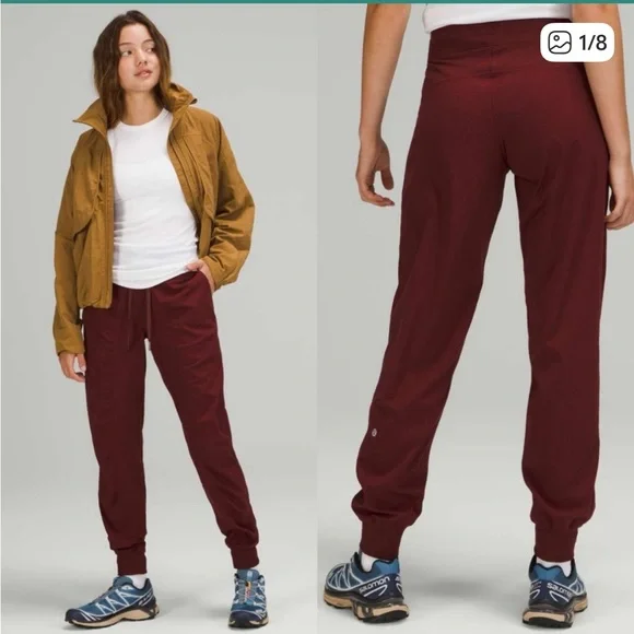 Lululemon Dance Studio Maroon Joggers 8 - Picture 14 of 14